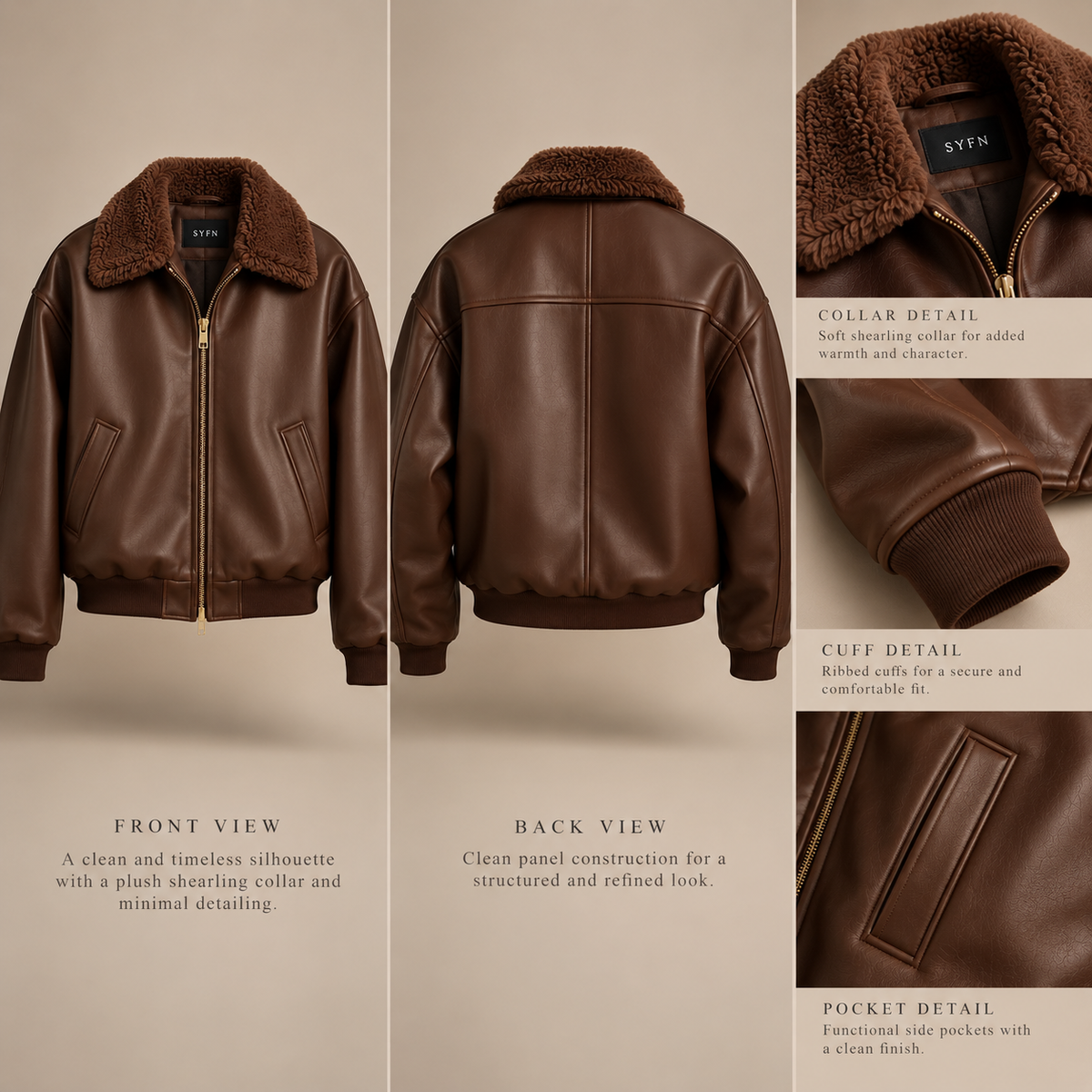 Shearling Bomber